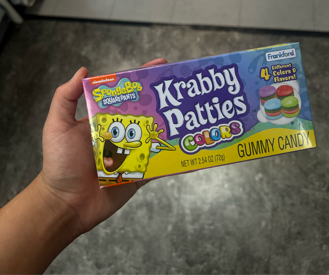 Krabby Patties Gummy Box