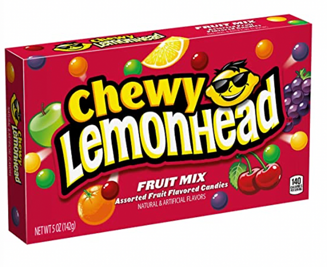 Chewy lemon head fruit mix box