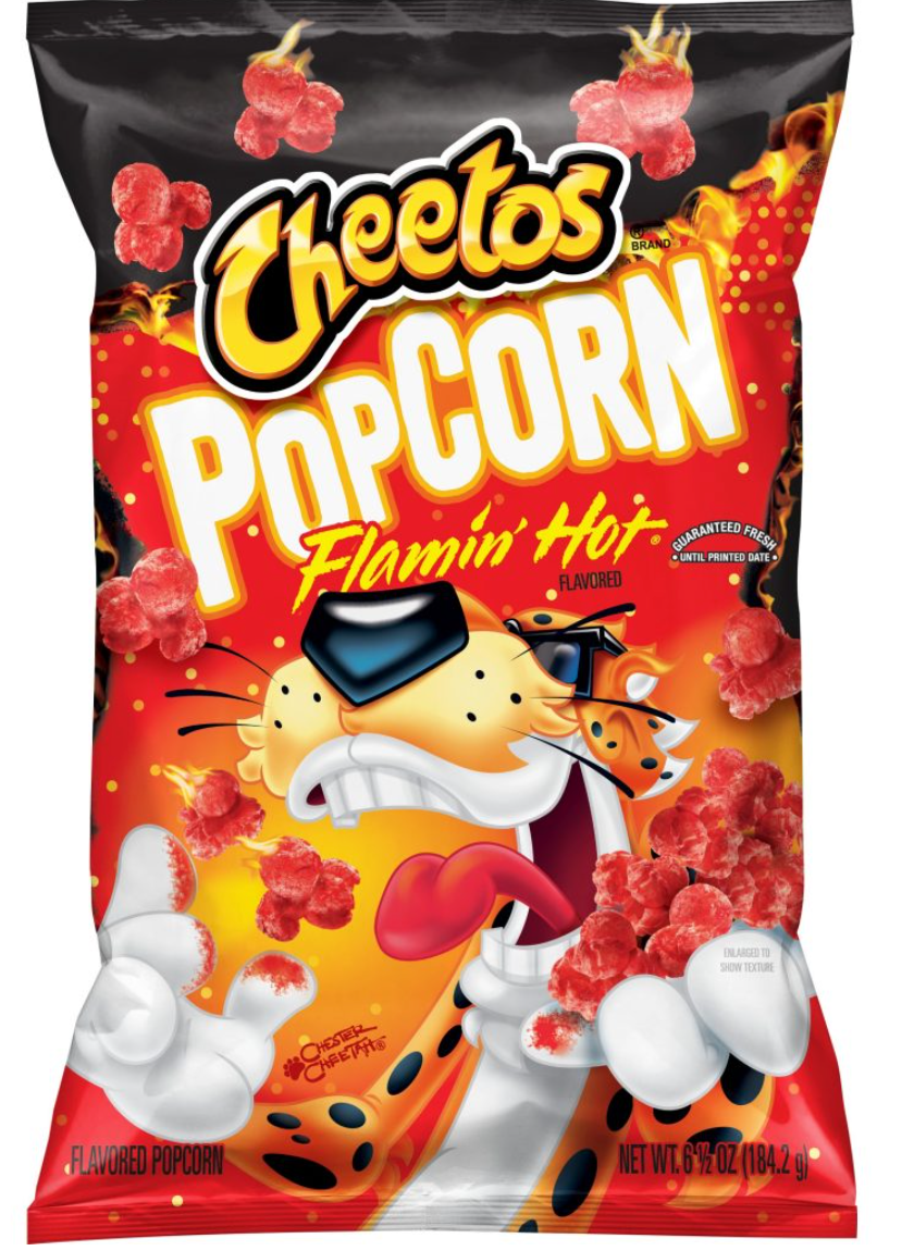 Cheetos Flamin Hot Popcorn 184g Bag