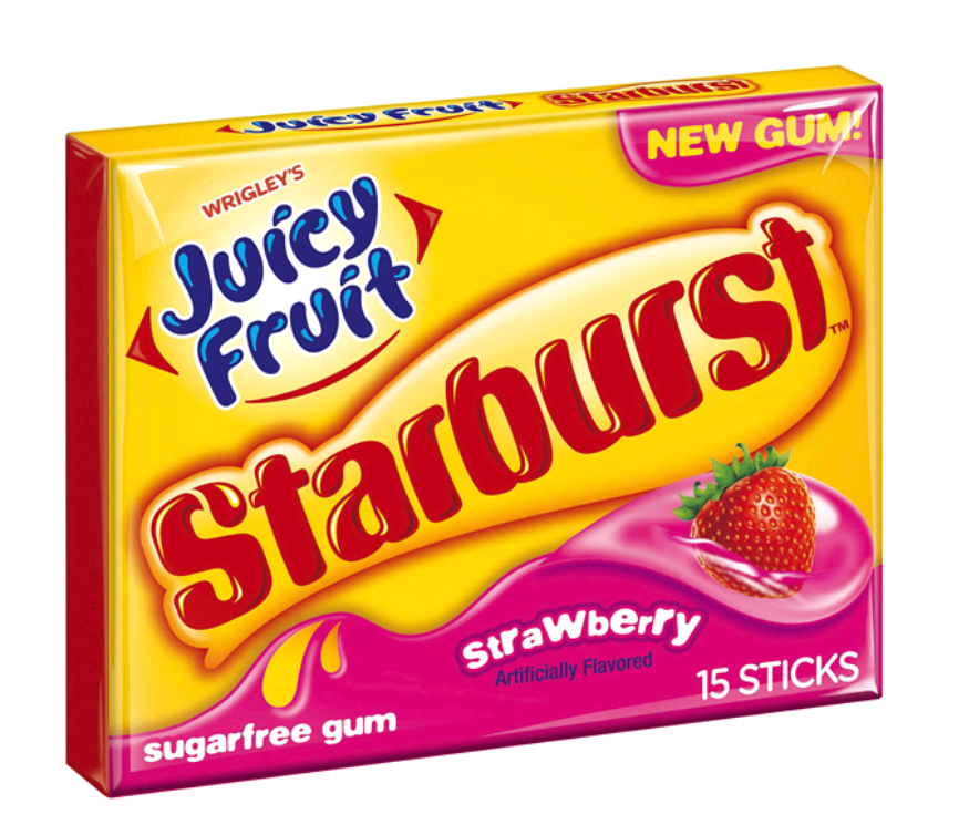 Juicy Fruit Starburst Strawberry