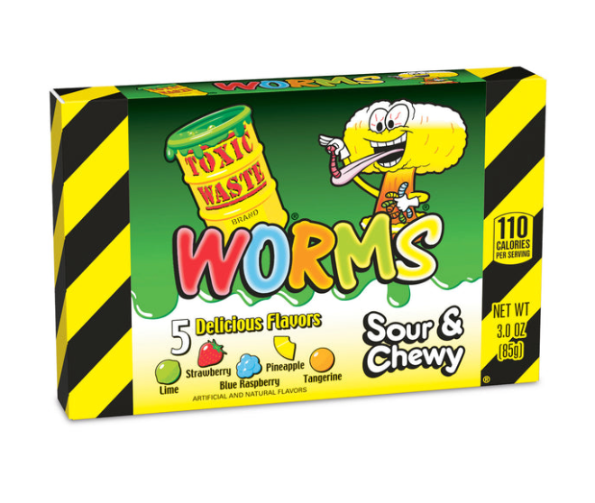 Toxic Waste Worms Theatre Box