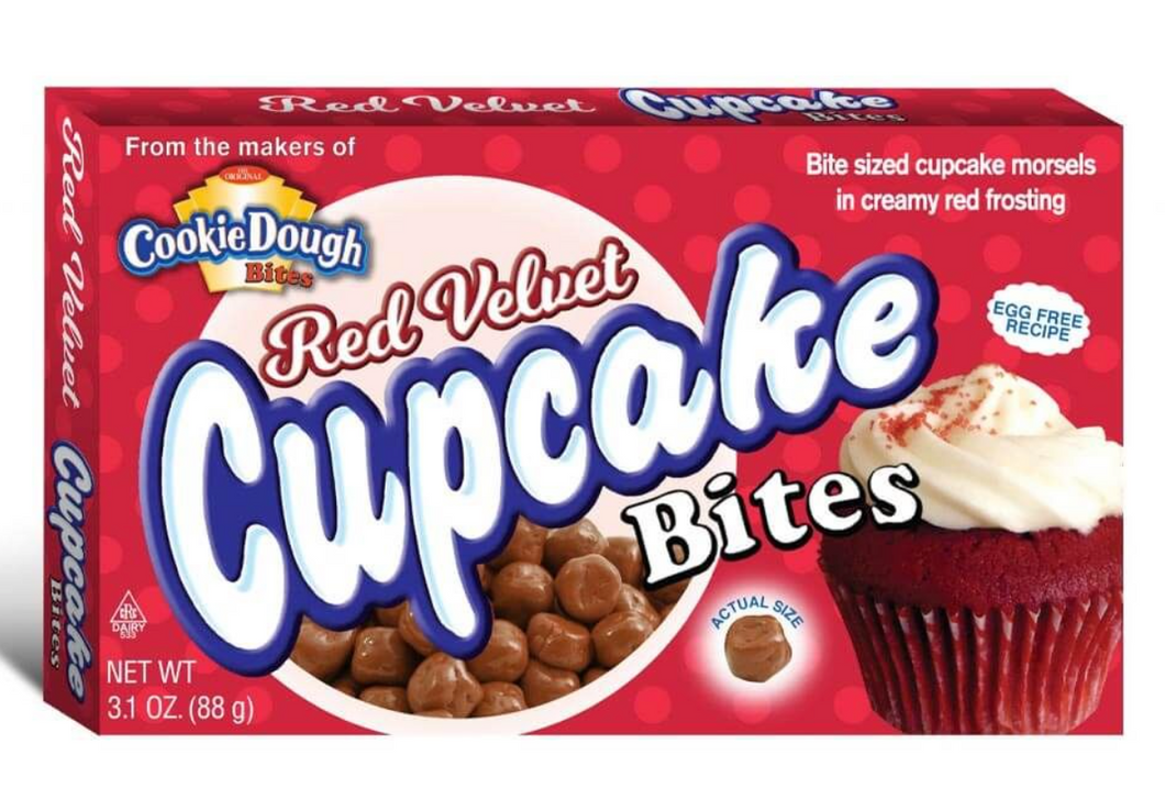 Cookie Dough Bites Red Velvet Cupcake Bites Box