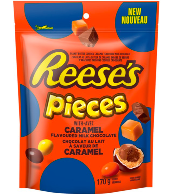 Reese's Pieces with caramel