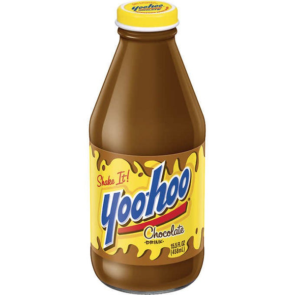 Yoohoo Chocolate Drink Glass Bottle