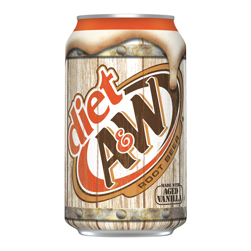 A&W Diet Root Beer 355ml Can