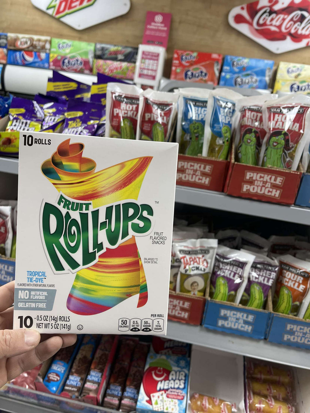 Fruit Roll-Ups Topical Tie-Dye ONE ROLL