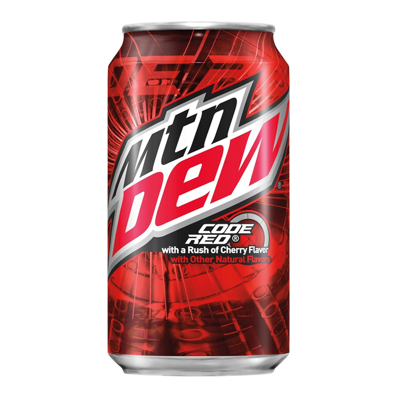 Mountain Dew Code Red 355ml Can